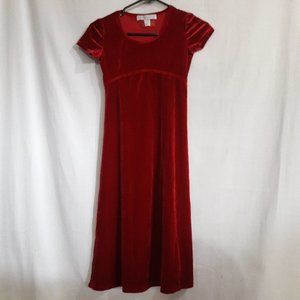 Jonathan Martin Kids Flannel Red Dress Size:8